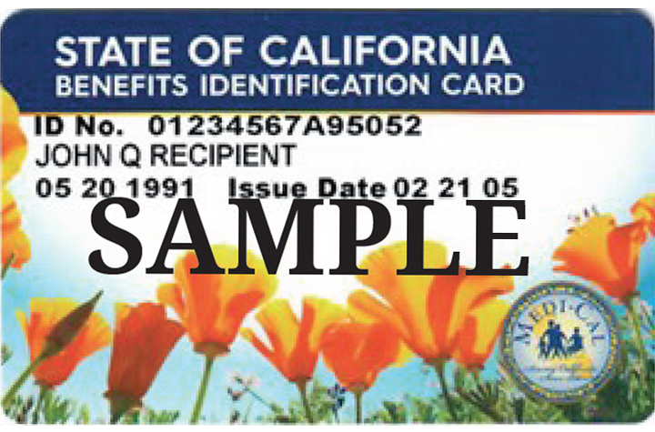 Medi-Cal Benefits Card